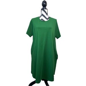 Universal Standard Halie Jardin Sz 14/16 Short-Sleeve T-shirt Dress